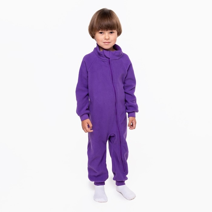 Комбинезон воротник-стойка, цвет фиолетовый, рост 86-92 см Комбинезон воротник-стойка, цвет фиолетовый, рост 86-92 см