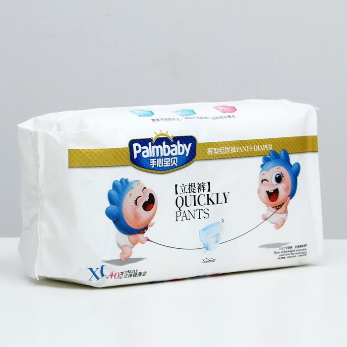 Подгузники-трусики Palmbaby Ультратонкие, XL (12-17 кг), 40 шт Подгузники-трусики Palmbaby Ультратонкие, XL (12-17 кг), 40 шт