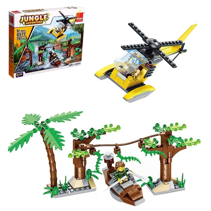 Конструктор Джунгли &laquo;Погоня в джунглях&raquo;, 262 деталей