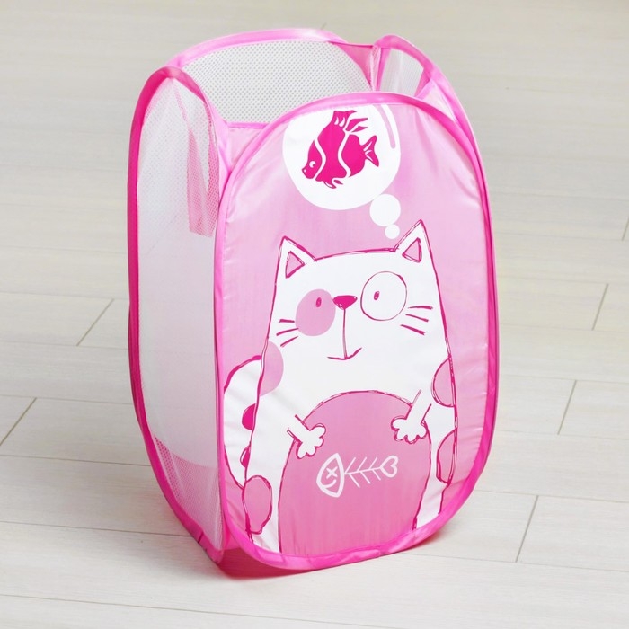 Корзина для игрушек «Котик» Корзина для игрушек «Котик»