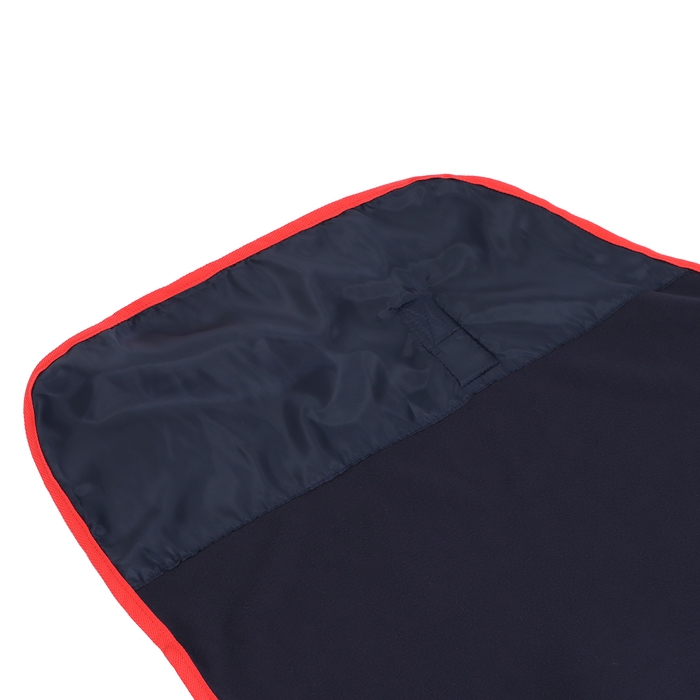 Попона флисовая 280 гр/м2, с подпузными ремнями, темно-синий, 155 см Попона флисовая 280 гр/м2, с подпузными ремнями, темно-синий, 155 см