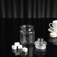 Банка стеклянная для сыпучих продуктов Доляна «Лада», 250 мл, 7,5×12 см Банка стеклянная для сыпучих продуктов Доляна «Лада», 250 мл, 7,5×12 см