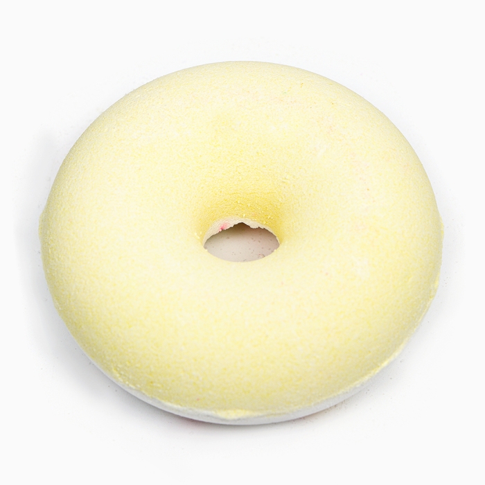 Бомбочка для ванны "Пончик" жёлтая, 100 г