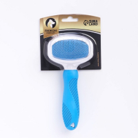 Пуходерка Пижон Premium с силиконовой ручкой, с каплями, 8 х 17 см, голубая Пуходерка Пижон Premium с силиконовой ручкой, с каплями, 8 х 17 см, голубая