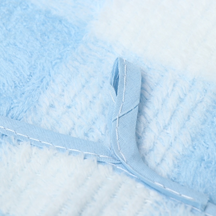 Полотенце банное Этель Полотенце банное Этель "Клетка", цв. синий, 70х140 см, 100% п/э, 240 г/м2