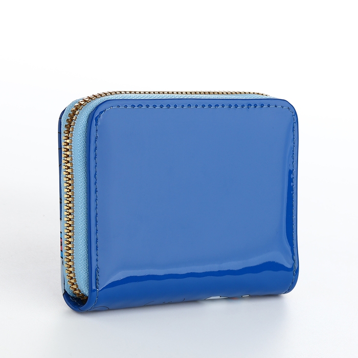 Кошелёк детский на молнии, цвет синий Кошелёк детский на молнии, цвет синий
