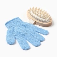 Подарочный набор Этель "Змея и снеговик" полотенце 30х60см и аксс (5 предм.)