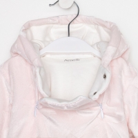 Комбинезон утеплённый для девочки, цвет розовый, рост 68