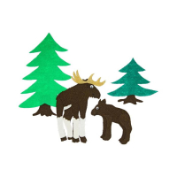 Набор дидактический &laquo;Дикие животные&raquo;, 22 детали