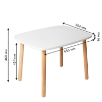 Детский прямоугольный столик