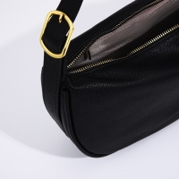 Сумка-багет на молнии, цвет чёрный Сумка-багет на молнии, цвет чёрный