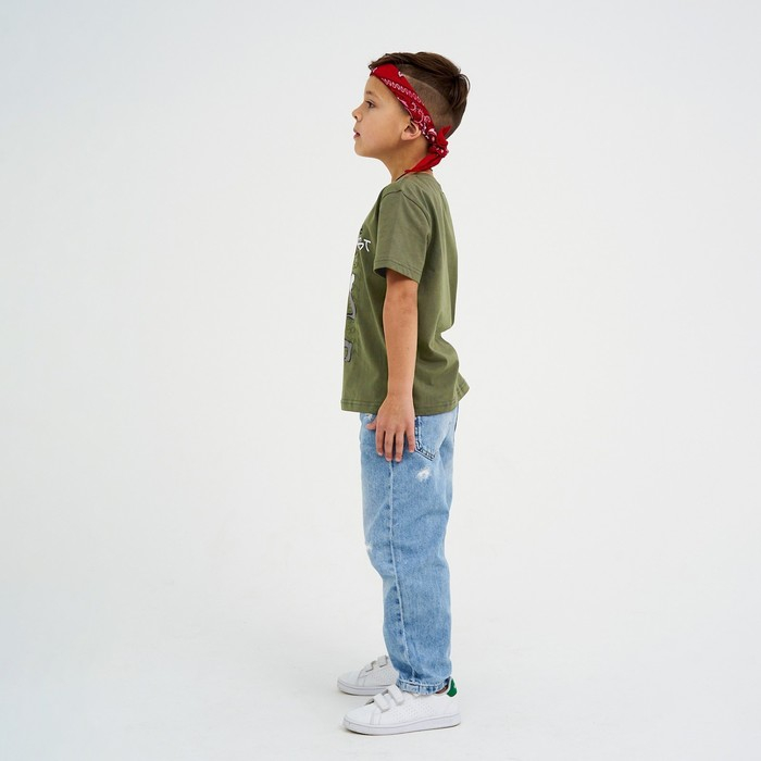 Футболка детская KAFTAN Футболка детская KAFTAN "The best" р.32 (110-116), хаки
