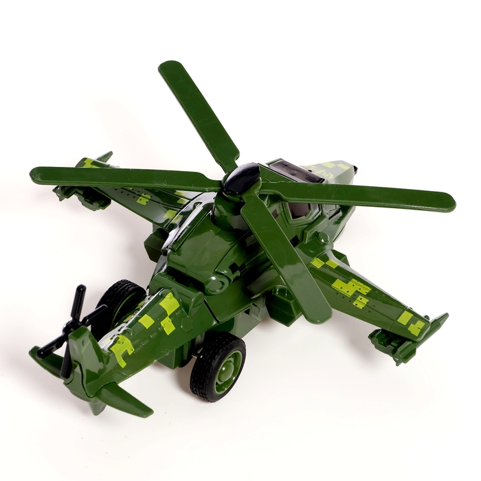 Робот &laquo;Вертолёт&raquo;, инерционный, трансформируется при столкновении