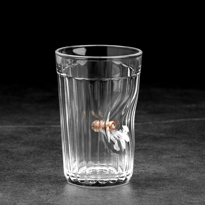 Стакан "Непробиваемый. GRANENIY", с пулей, граненый, 250 мл