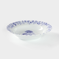 Тарелка фарфоровая глубокая &laquo;Беатриче&raquo;, 250 мл, d=20 см, цвет белый