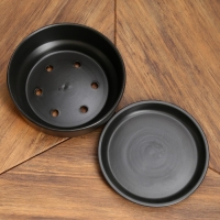 Горшок бонсайница "Огма" для кактусов и суккулентов, черная, 3 л Горшок бонсайница "Огма" для кактусов и суккулентов, черная, 3 л