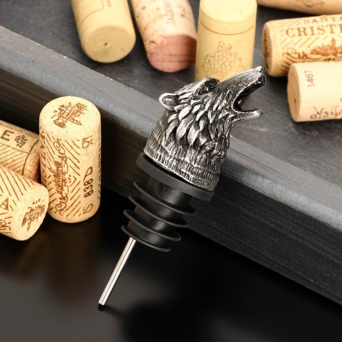 Гейзер для вина &laquo;Волк&raquo;, 9 см