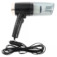 Пылесос автомобильный, 5 насадок, LED подсветка, 120 Вт, 12 В, черный Пылесос автомобильный, 5 насадок, LED подсветка, 120 Вт, 12 В, черный