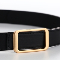 Ремень женский, ширина 2,6 см, пряжка металл, цвет чёрный Ремень женский, ширина 2,6 см, пряжка металл, цвет чёрный