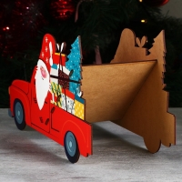 Органайзер для хранения бутылок &laquo;Дед мороз в машине&raquo;