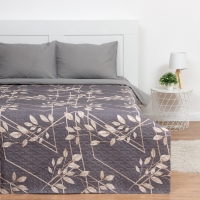 Покрывало евро макси Экономь и Я "Листопад" 240*210&plusmn;5см, 100% полиэстер, 190гр/м2