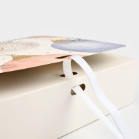 Коробка подарочная новогодняя складная двухсторонняя &laquo;Новогодние шары&raquo;, 20 х 18 х 5 см, Новый год