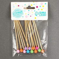 Шпажки деревянные &laquo;Сладости&raquo;, 12 см, набор 12 шт.