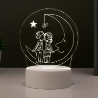 Светильник "Влюбленная пара" LED 3 цвета от USB Светильник "Влюбленная пара" LED 3 цвета от USB