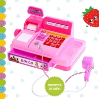 Игровой набор касса &laquo;Магазинчик&raquo;, с аксессуарами, свет, звук, МИКС
