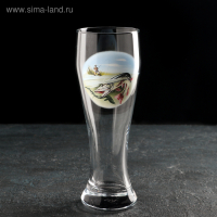 Бокал пивной &laquo;Рыбалка&raquo;, стеклянный, 500 мл, рисунок микс