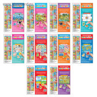 Наклейки многоразовые набор &laquo;Познавательные&raquo;, 10 шт., формат А4