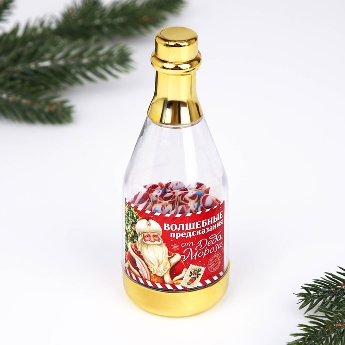 Новогодние пожелания в бутылке &laquo;Новый год: Волшебные предсказания&raquo;, 15 свитков