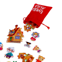 Магнитная книжка-игрушка &laquo;Сказки&raquo;, 8 стр.