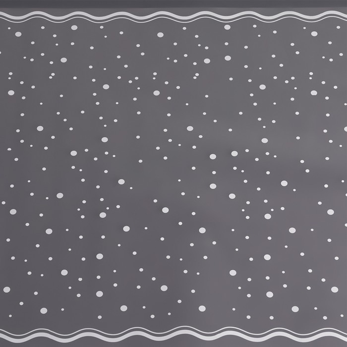 Пленка для цветов "Горох" белая 0,5 х 200гр, 40мкм