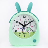 Часы - будильник настольные "Зайчик", дискретный ход, циферблат d-8.5 см, 15 х 11 см, АА Часы - будильник настольные "Зайчик", дискретный ход, циферблат d-8.5 см, 15 х 11 см, АА