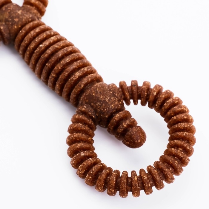 Игрушка для собак Игрушка для собак "Мотор", TPR+Бамбук, массажная, 16 х 5,8 см