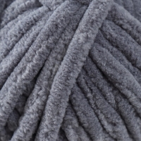 Пряжа "Velluto" 100% микрополиэстер 68м/100гр (87 угольно-серый)