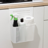 Корзина для хранения навесная на дверцу &laquo;Лофт&raquo;, 24,5&times;9,5&times;31,5 см, цвет белый