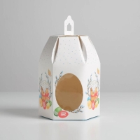 Коробка кондитерская складная, упаковка &laquo;Светлая Пасха&raquo;, 16,5 х 14,5 х 21 см