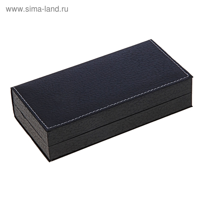 Ручка подарочная, шариковая Ручка подарочная, шариковая "Респект" в кожзам футляре, чёрно-золотистая