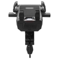 Держатель на руль для телефона с функциями: фонарик, звуковой сигнал, power bank Держатель на руль для телефона с функциями: фонарик, звуковой сигнал, power bank