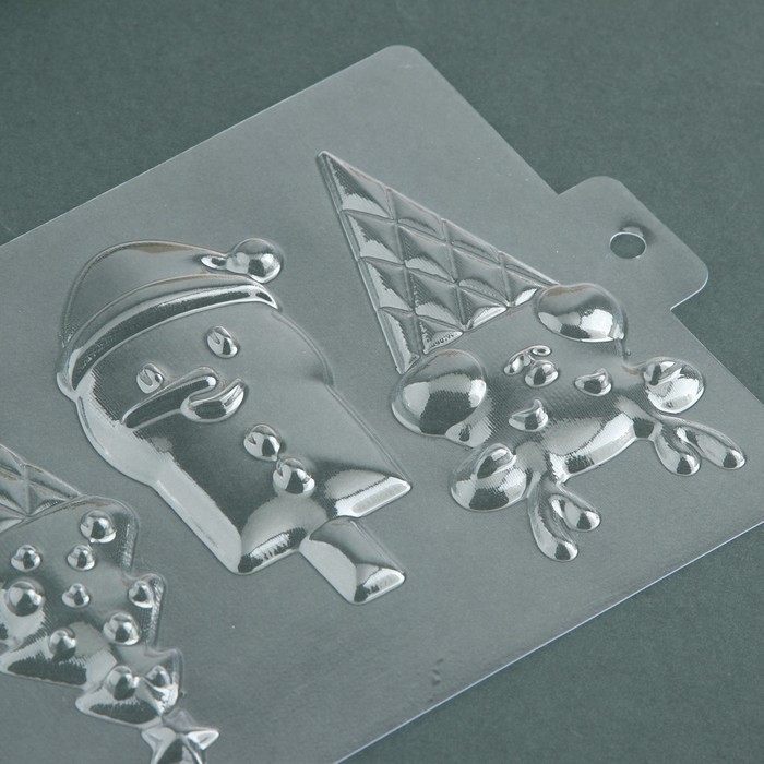 Новый год. Форма для шоколада &laquo;Новогоднее настроение&raquo;, 21 х 14 см