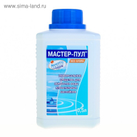 Бесхлорное средство для очистки воды в бассейне "Мастер-пул", универсальное, 0,5 л Бесхлорное средство для очистки воды в бассейне "Мастер-пул", универсальное, 0,5 л