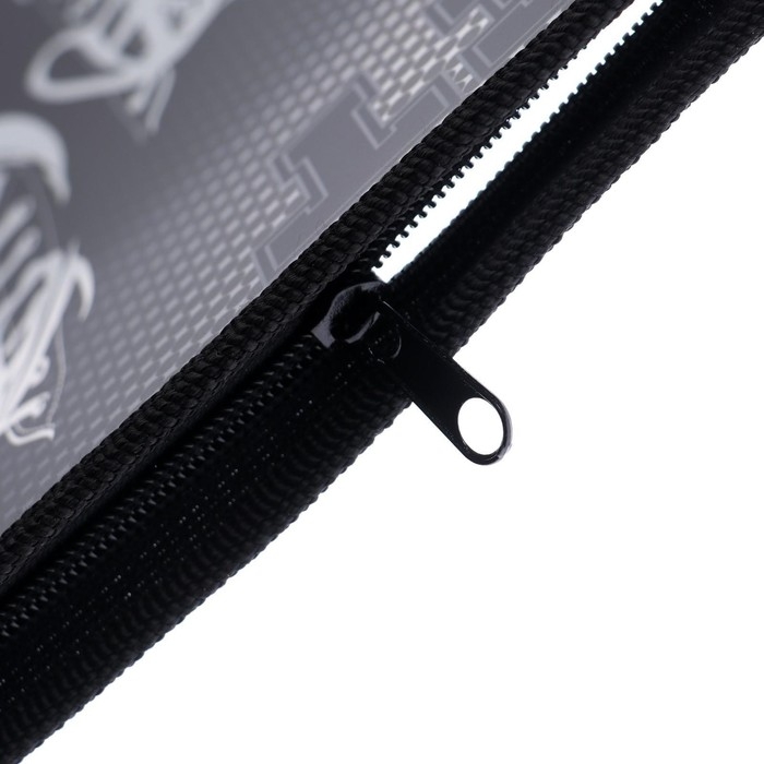 Папка для тетрадей А4, 325 х 230 х 55 мм, молния сверху, пластиковая, ПМ-А4-29 Calligrata "Кеды"