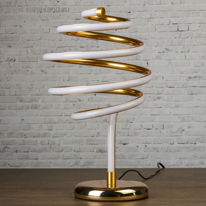 Настольная лампа металл, силикон "Спираль" 5Вт от 220В 22,5х22,5х37,5 RISALUX