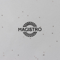 Салатник фарфоровый Magistro Urban, 1250 мл, d=23 см, цвет белый в крапинку