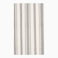 Полотенце вафельное Полоса серый 35х60см, 120г/м, хл100%