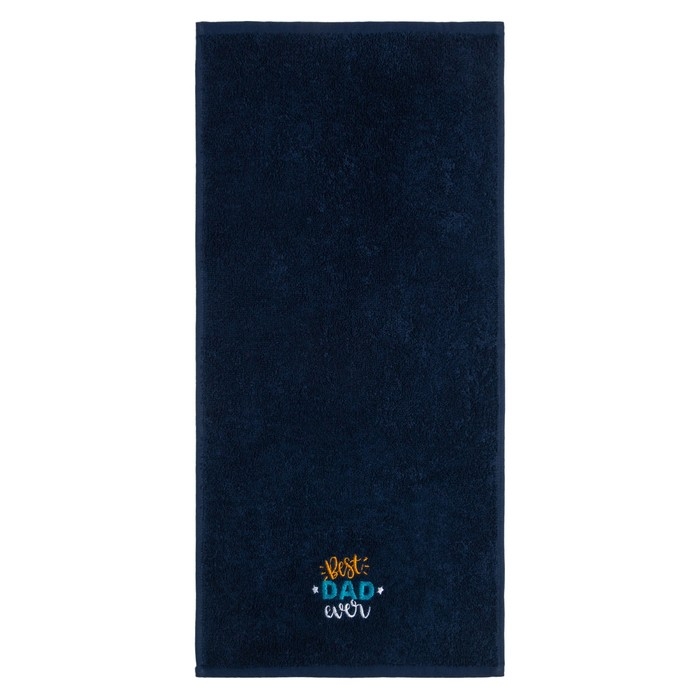 Полотенце махровое "Папа" 30х60 см, 100% хлопок 340г/м2