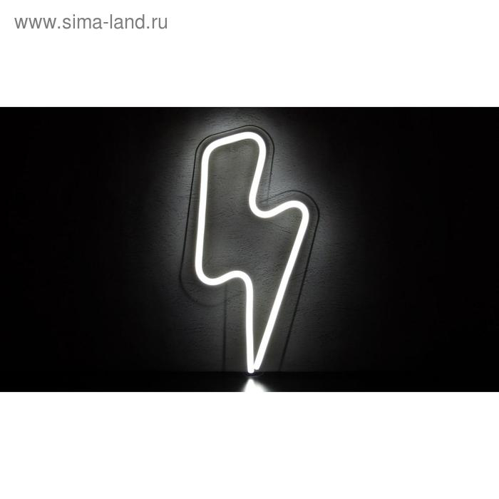 Неоновая вывеска &laquo;Молния&raquo; 22.1 &times; 40 см, 12 В