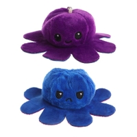 Мягкая игрушка-трансформер «Осьминог-перевёртыш», 12 см, на брелоке, цвета МИКС Мягкая игрушка-трансформер «Осьминог-перевёртыш», 12 см, на брелоке, цвета МИКС